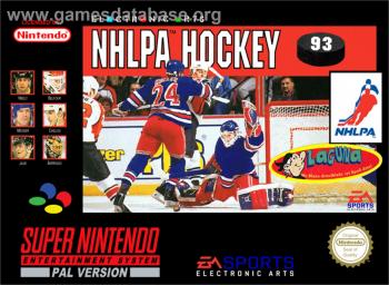 Cover NHLPA Hockey '93 for Super Nintendo
